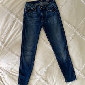 7 for all mankind the ankle skinny